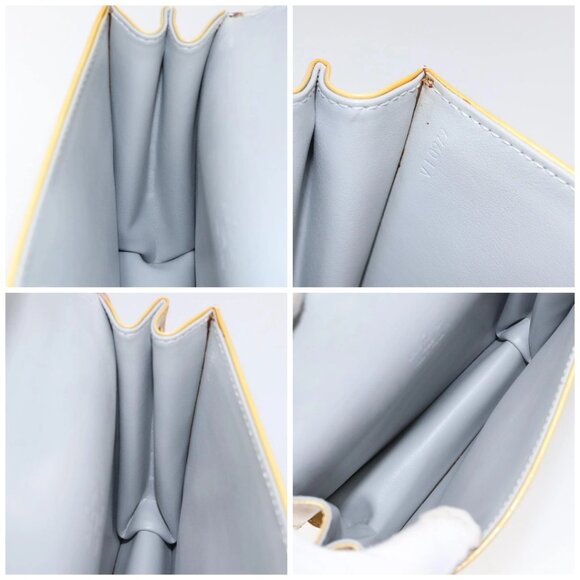 LOUIS VUITTON Monogram Vernis Spring Street Hand Bag Gris M91029 LV Auth MY048 - Picture 16 of 16